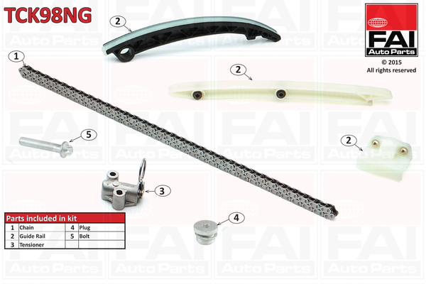 Distributieketting kit Fai Autoparts TCK98NG