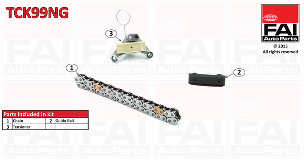 Distributieketting kit Fai Autoparts TCK99NG