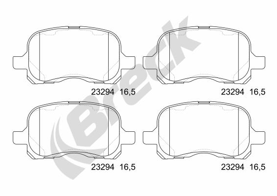 Remblokset Breck 23294 00 701 00