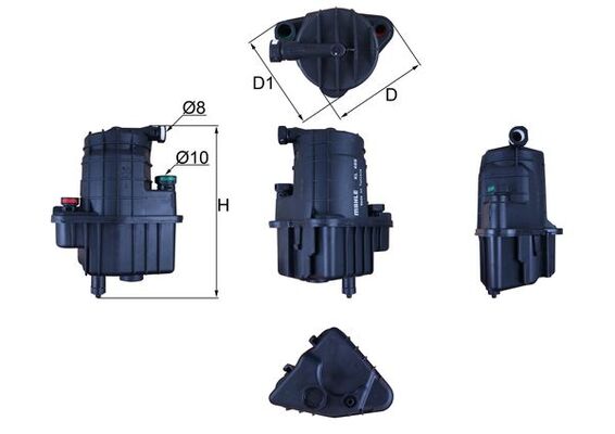 Brandstoffilter Mahle Original KL 469