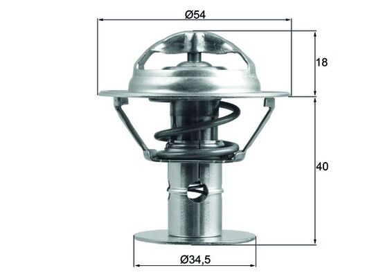 Thermostaat Mahle Original TX 180 86D