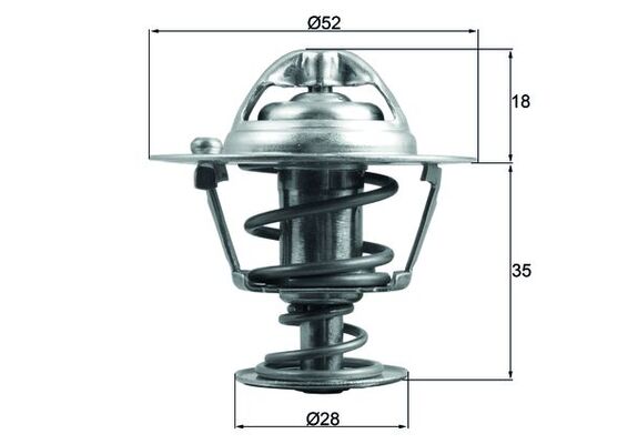 Thermostaat Mahle Original TX 184 78D