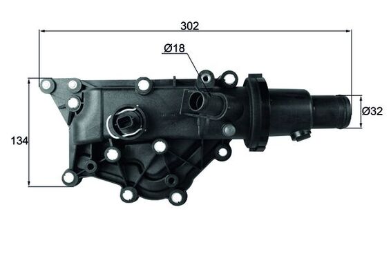 Thermostaat Mahle Original TH 59 89