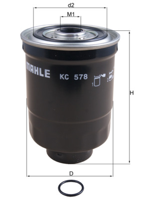 Brandstoffilter Mahle Original KC 578D