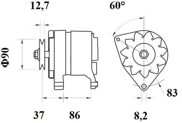 Mahle Original Alternator/Dynamo MG 110