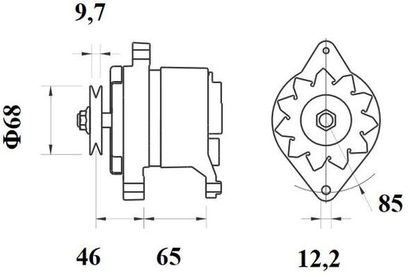 Mahle Original Alternator/Dynamo MG 127