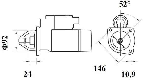 Mahle Original Starter MS 25