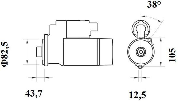 Mahle Original Starter MS 140