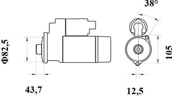 Mahle Original Starter MS 432