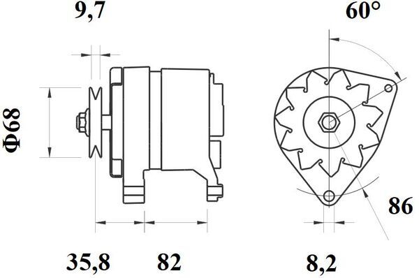 Mahle Original Alternator/Dynamo MG 236