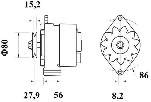 Mahle Original Alternator/Dynamo MG 278