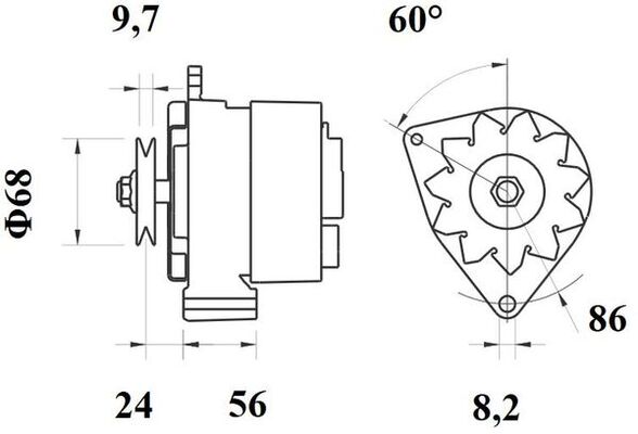Mahle Original Alternator/Dynamo MG 528