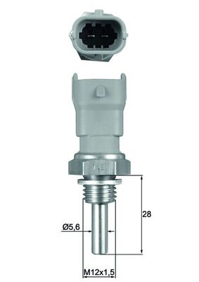 Temperatuursensor Mahle Original TSE 10