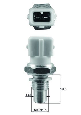 Temperatuursensor Mahle Original TSE 17