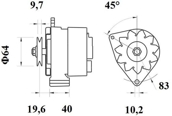 Mahle Original Alternator/Dynamo MG 94
