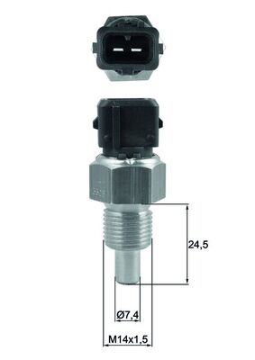 Temperatuursensor Mahle Original TSE 16