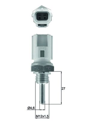 Temperatuursensor Mahle Original TSE 30