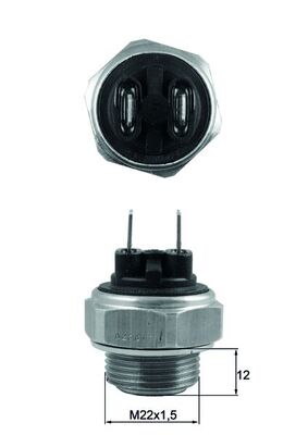 Temperatuurschakelaar Mahle Original TSW 59