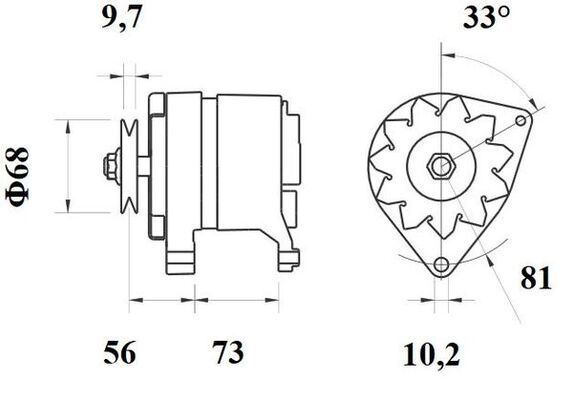 Mahle Original Alternator/Dynamo MG 244