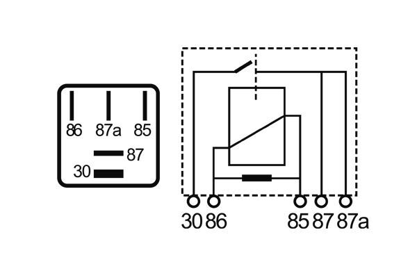 Relais, arbeidsstroom Mahle Original MR 3