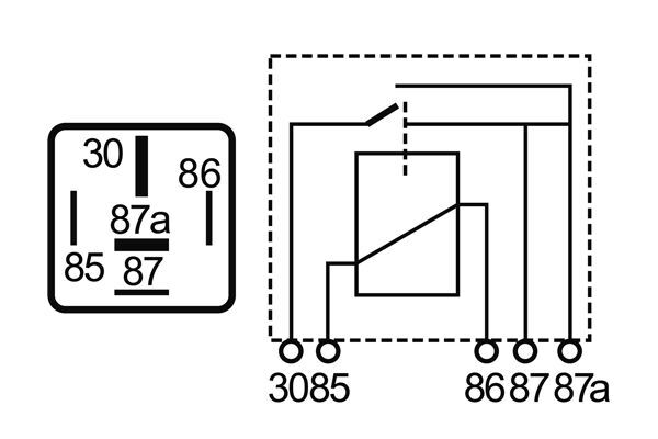 Relais, arbeidsstroom Mahle Original MR 33