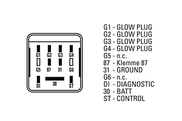 Relais gloeitijd Mahle Original MHG 37