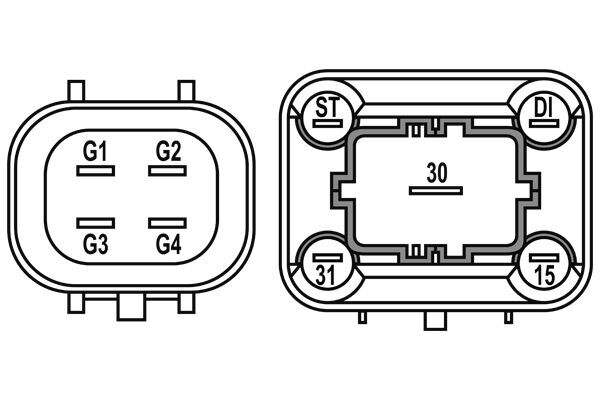 Mahle Original Relais gloeitijd MHG 6