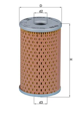 Oliefilter Mahle Original OX 42