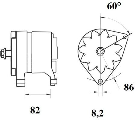 Mahle Original Alternator/Dynamo MG 216