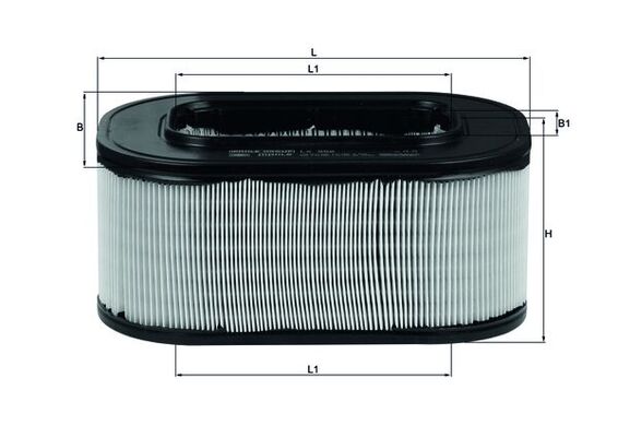 Luchtfilter Mahle Original LX 558