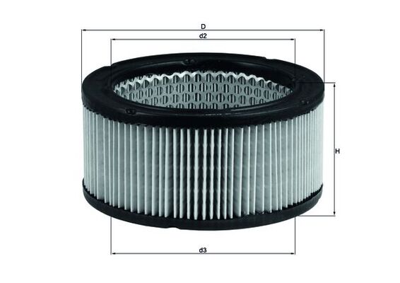 Luchtfilter Mahle Original LX 213