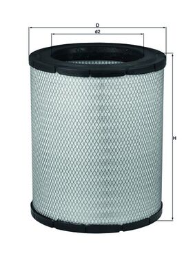Luchtfilter Mahle Original LX 1777