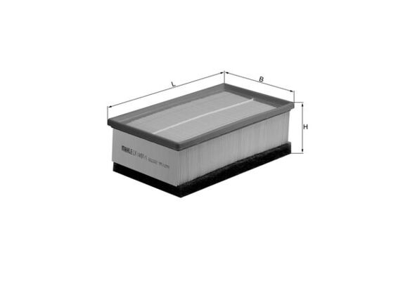 Luchtfilter Mahle Original LX 1497/1