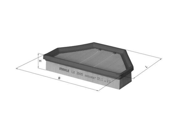 Luchtfilter Mahle Original LX 2005
