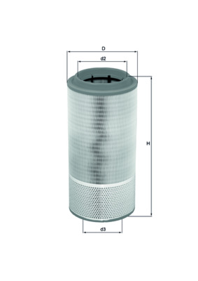 Luchtfilter Mahle Original LX 2109