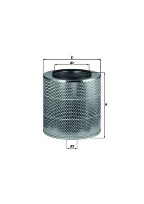 Luchtfilter Mahle Original LX 2814