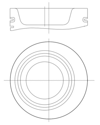Zuiger Mahle Original 227 PI 00139 000
