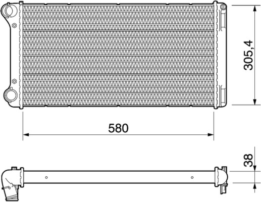 Radiateur Mahle Original CR 1109 000P