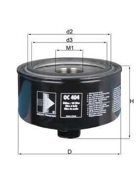 Oliefilter Mahle Original OC 404