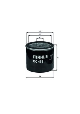 Oliefilter Mahle Original OC 458