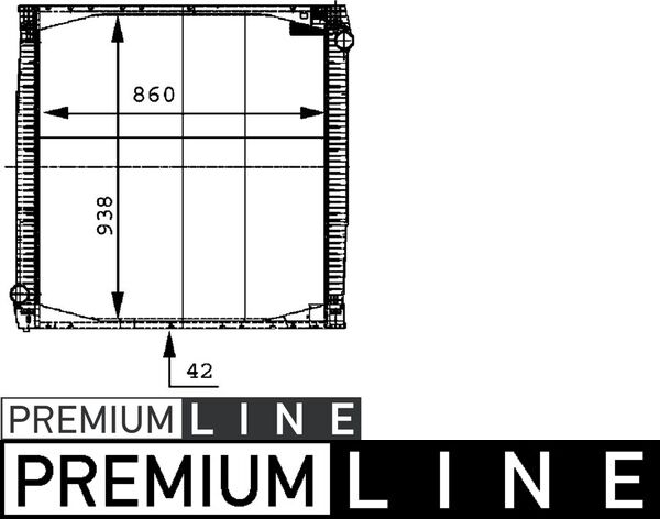 Radiateur Mahle Original CR 696 000P