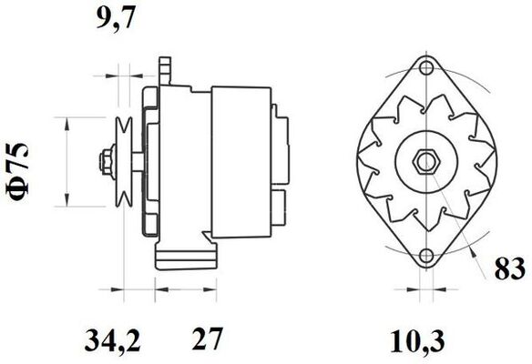 Mahle Original Alternator/Dynamo MG 478