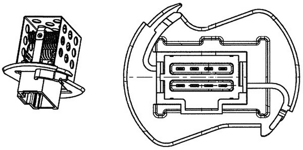 Mahle Original Kachel-/voorschakelweerstand ABR 90 000P