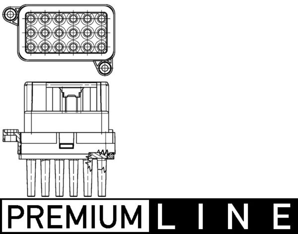 Mahle Original Regeleenheid interieurventilator ABR 95 000P