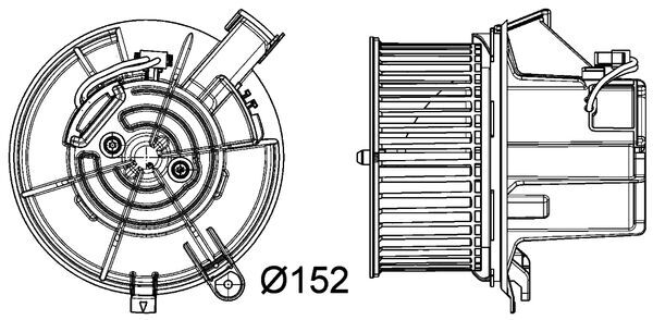 Mahle Original Kachelventilator AB 119 000P