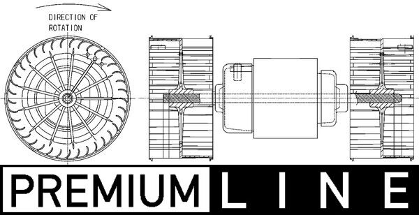 Kachelventilator Mahle Original AB 152 000P