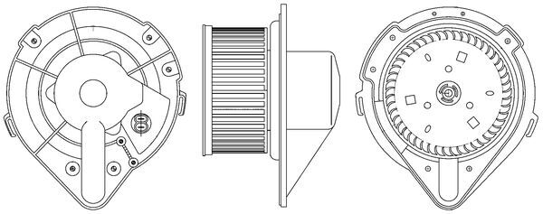 Kachelventilator Mahle Original AB 172 000S