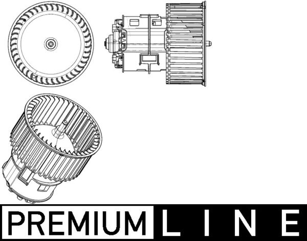 Kachelventilator Mahle Original AB 183 000P