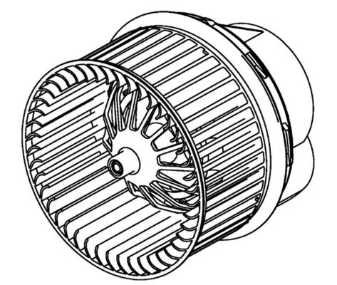 Kachelventilator Mahle Original AB 265 000P