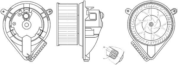 Kachelventilator Mahle Original AB 272 000S